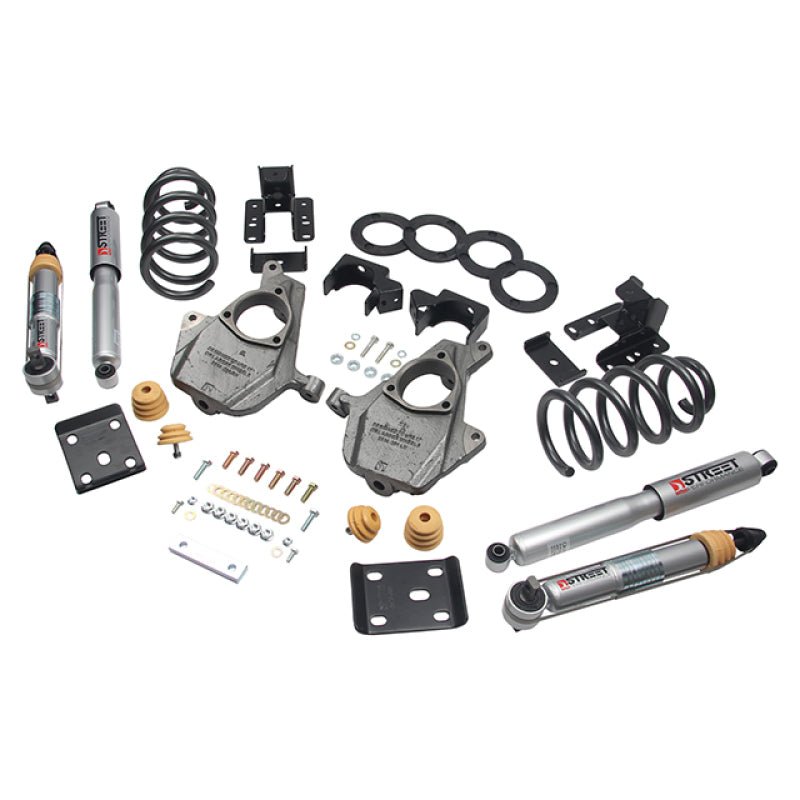 Belltech LOWERING KIT 16.5-17 Chevrolet Silverado Ext/Crew Cab 2WD 3-4F / 5-6R - Crew Original