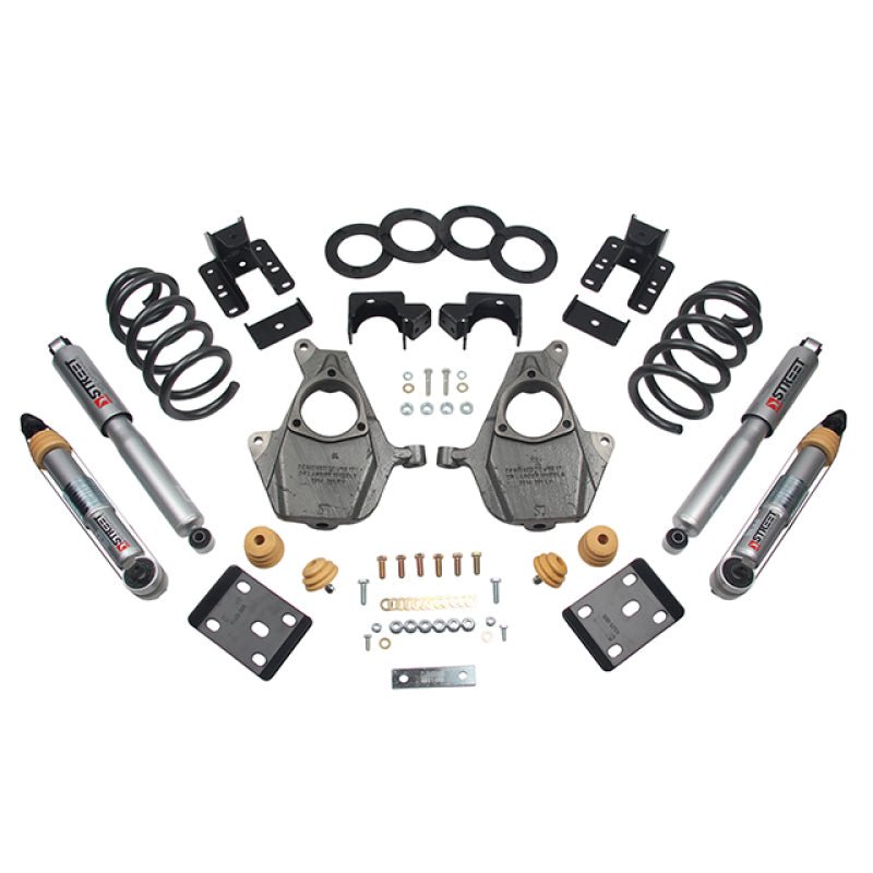 Belltech LOWERING KIT 16.5-17 Chevrolet Silverado Ext/Crew Cab 2WD 3-4F / 5-6R - Crew Original