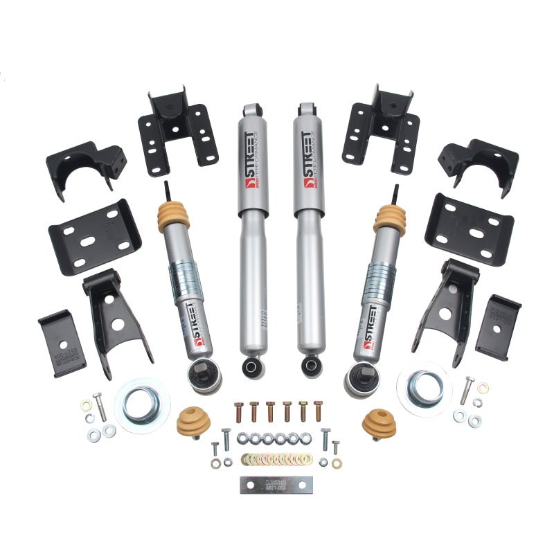Belltech LOWERING KIT 16.5-17 Chevy Silverado All Cabs 4WD 2inF/2inR - Crew Original
