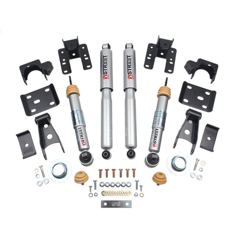Belltech LOWERING KIT 16.5-17 Chevy Silverado All Cabs 4WD 2inF/2inR - Crew Original
