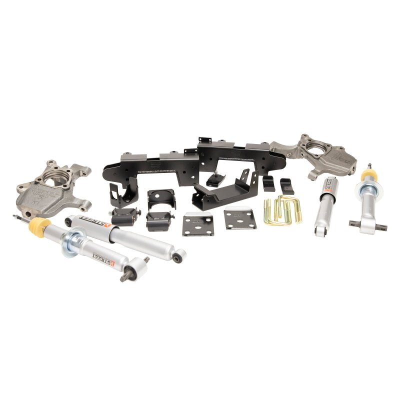 Belltech LOWERING KIT 2019 Chevrolet Silverado / GMC Sierra 1500 2WD All Cab - 2-4in Fr / 6in R - Crew Original