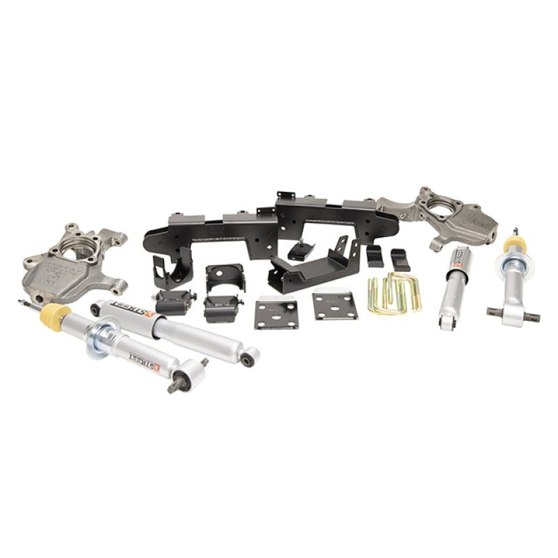 Belltech LOWERING KIT 2019 Chevrolet Silverado / GMC Sierra 1500 2WD All Cab - 2-4in Fr / 6in R - Crew Original