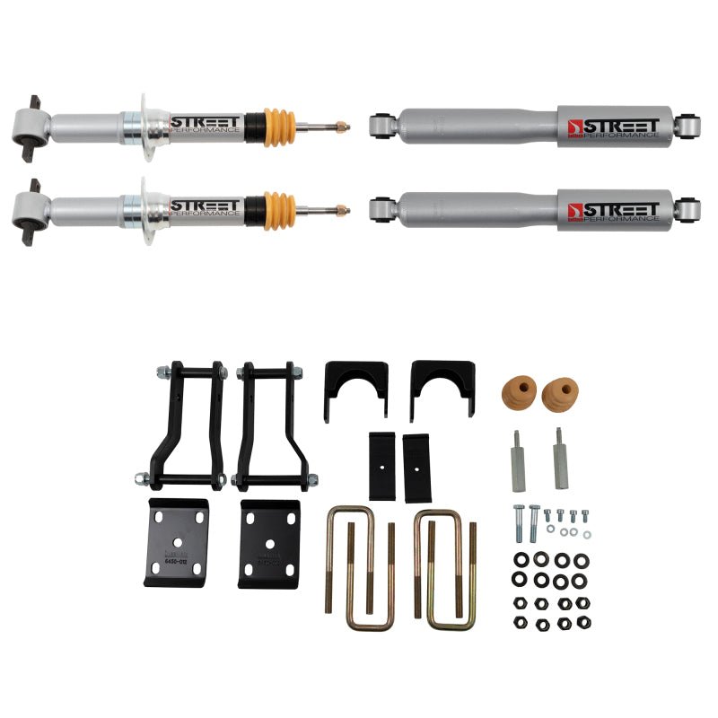 Belltech LOWERING Kit 2019+ Ford Ranger 4WD 2in Front/4in Rear - Crew Original