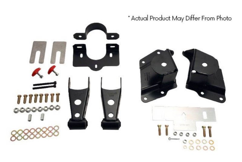 Belltech SHACKLE AND HANGER KIT 88-98 C-1500/2500 STD CAB - Crew Original