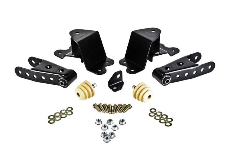 Belltech SHACKLE AND HANGER KIT 88-98 C-1500/2500 STD CAB - Crew Original