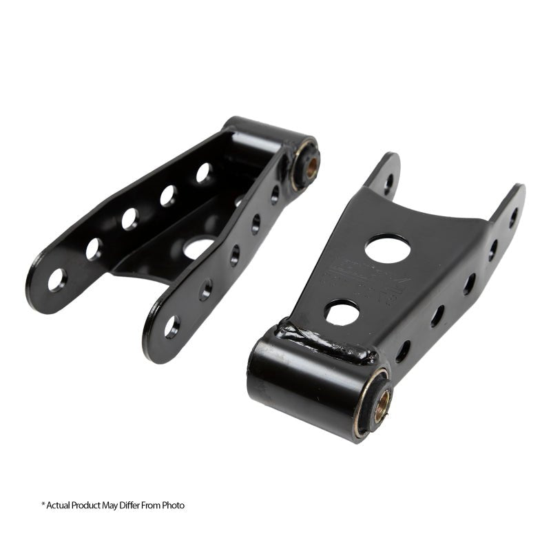 Belltech SHACKLE KIT 01-08 GM HD 1500-2500-3500 3inch - Crew Original