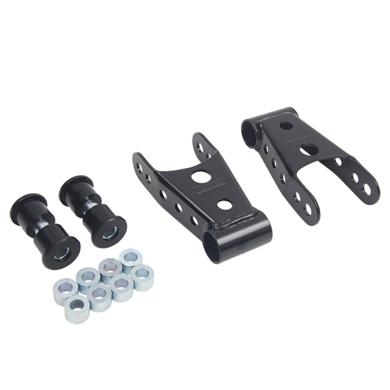 Belltech SHACKLE KIT 15-16 Ford F150 (All Cabs) 4WD 1in / 2in Rear Drop - Crew Original