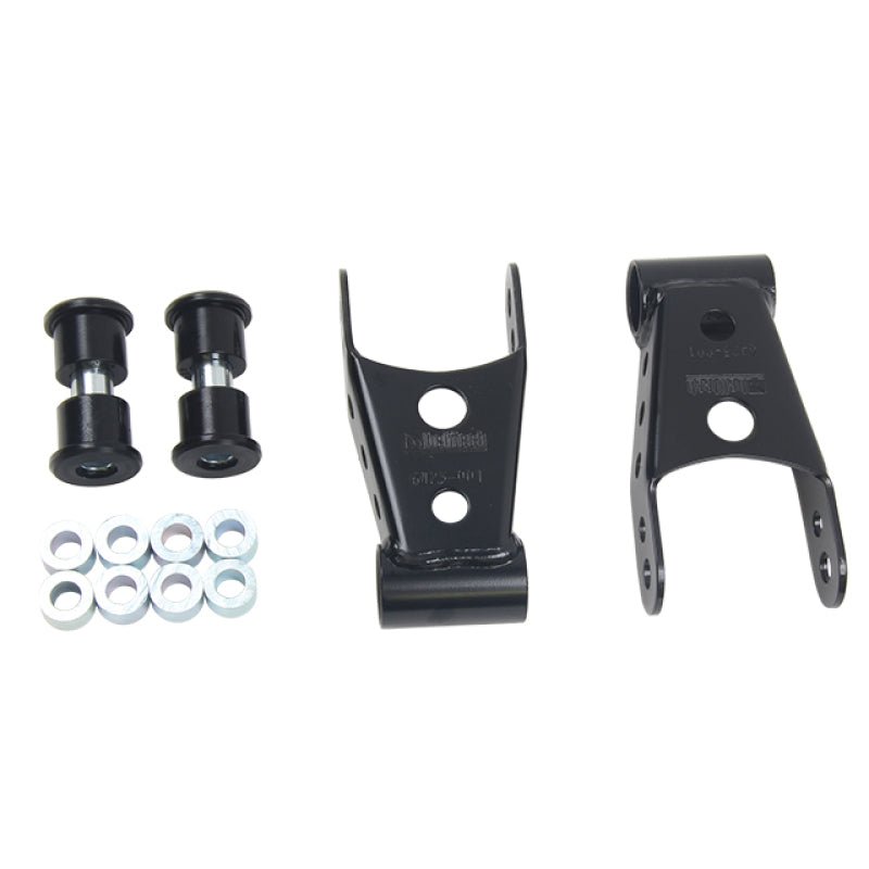 Belltech SHACKLE KIT 15-16 Ford F150 (All Cabs) 4WD 1in / 2in Rear Drop - Crew Original