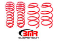 BMR 05-14 S197 Mustang GT Drag Version Lowering Springs (Set Of 4) - Red - Crew Original