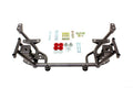 BMR 05-14 S197 Mustang K-Member w/ 1/2in Lowered Motor Mount and STD. Rack Mounts - Black Hammertone - Crew Original