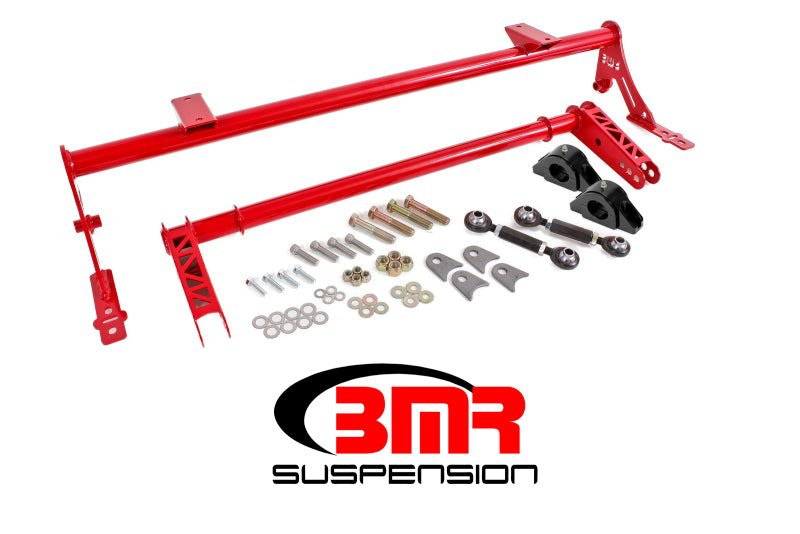 BMR 05-14 S197 Mustang Rear Bolt-On Hollow 35mm Xtreme Anti-Roll Bar Kit (Delrin) - Red - Crew Original