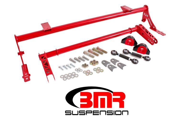 BMR 05-14 S197 Mustang Rear Bolt-On Hollow 35mm Xtreme Anti-Roll Bar Kit (Polyurethane) - Red - Crew Original