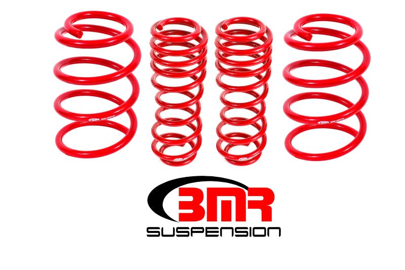 BMR 07-14 Shelby GT500 Performance Version Lowering Springs (Set Of 4) - Red - Crew Original