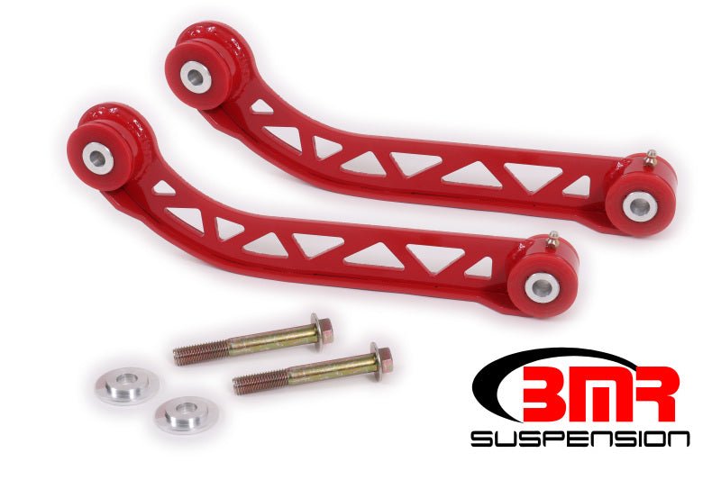 BMR 08-17 Challenger Non-Adj. Upper Control Arms (Polyurethane) - Red - Crew Original