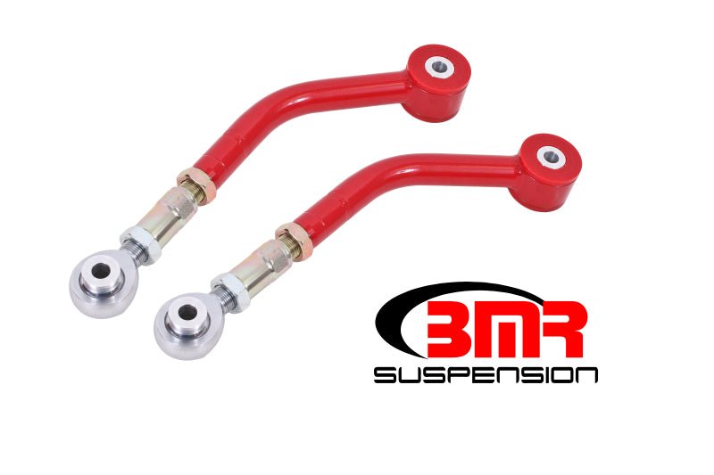 BMR 08-17 Challenger Upper Control Arms On-Car Adj. Rod Ends (Polyurethane) - Red - Crew Original