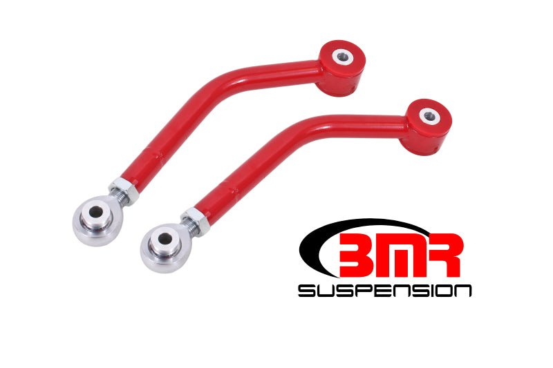 BMR 08-17 Challenger Upper Control Arms Single Adj. Rod Ends (Polyurethane) - Red - Crew Original