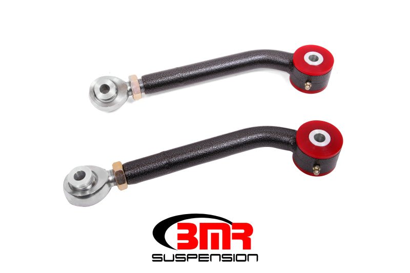 BMR 08-17 Challenger Upper Trailing Arms w/ Single Adj. Poly/Rod Ends - Black Hammertone - Crew Original