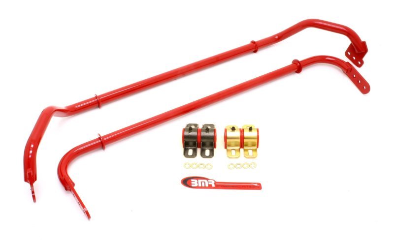 BMR 10-11 5th Gen Camaro Front & Rear Sway Bar Kit w/ Bushings - Red - Crew Original