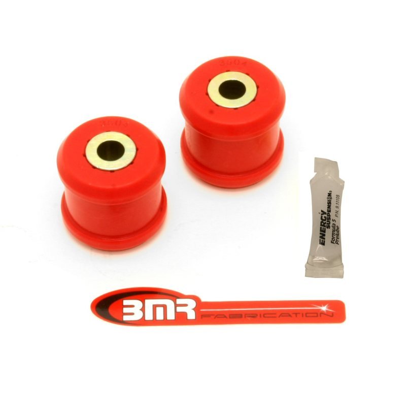 BMR 10-15 5th Gen Camaro Front Lower Inner Control Arm Bushing Kit - Red - Crew Original