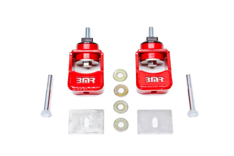 BMR 10-15 5th Gen Camaro Motor Mount Kit (Polyurethane) - Red - Crew Original