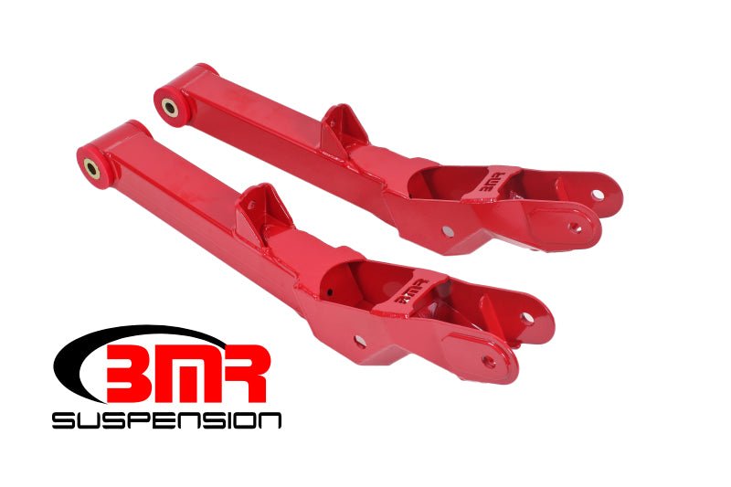 BMR 10-15 5th Gen Camaro Non-Adj. Rear Lower Control Arms (Polyurethane) - Red - Crew Original