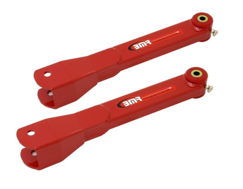 BMR 10-15 5th Gen Camaro Non-Adj. Rear Trailing Arms (Polyurethane) - Red - Crew Original