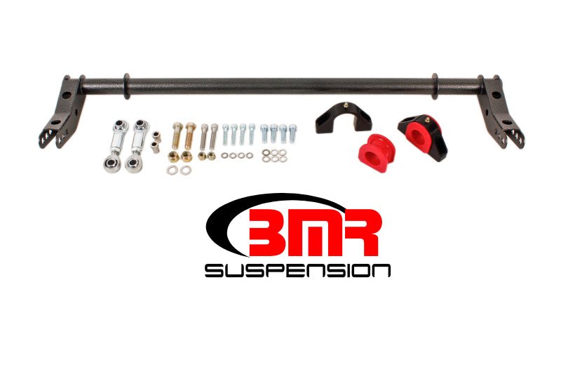 BMR 10-15 5th Gen Camaro Rear Hollow 1.375in Xtreme Anti-Roll Kit - Black Hammertone - Crew Original