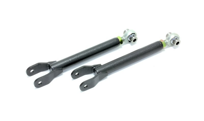 BMR 10-15 5th Gen Camaro Trailing Arms Rear w/ Single Adj. Rod Ends - Black Hammertone - Crew Original