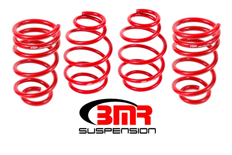 BMR 10-15 5th Gen Camaro V8 Lowering Spring Kit (Set Of 4) - Red - Crew Original