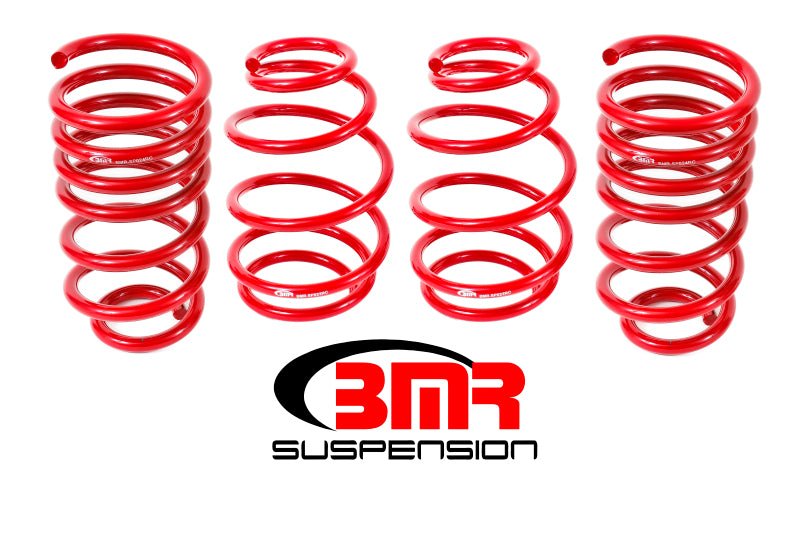 BMR 10-15 5th Gen Camaro V8 Lowering Spring Kit (Set Of 4) - Red - Crew Original