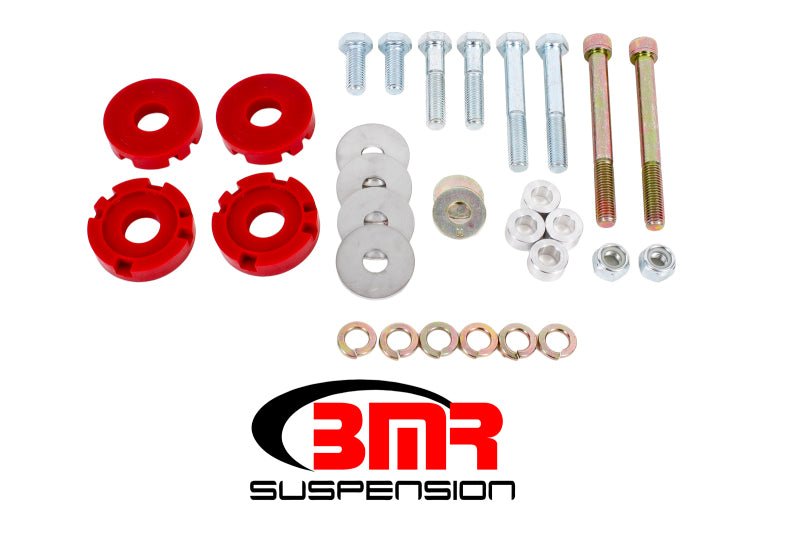 BMR 15-17 S550 Mustang Differential Lockout Bushing Kit (Polyurethane) - Red - Crew Original