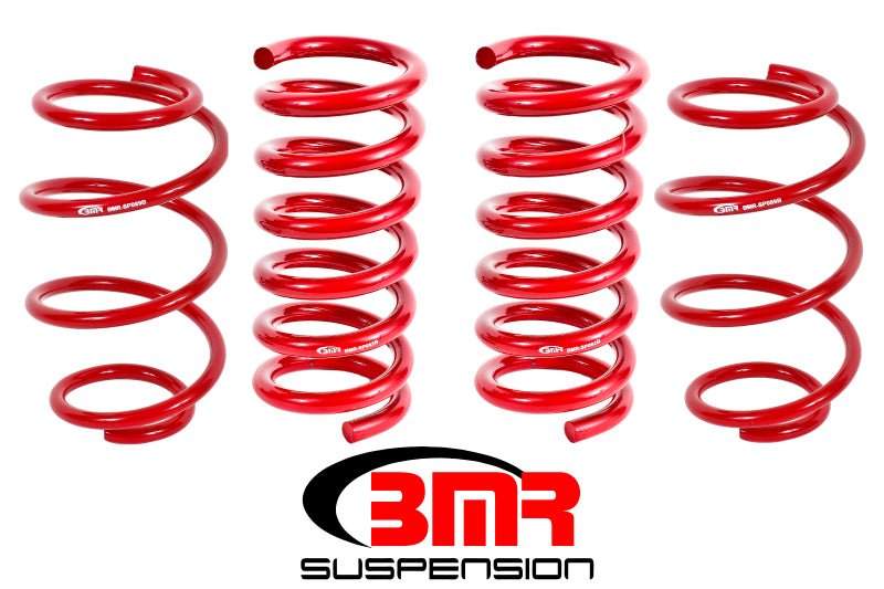 BMR 15-17 S550 Mustang Performance Version Lowering Springs (Set Of 4) - Red - Crew Original