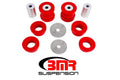 BMR 15-17 S550 Mustang Rear Cradle Bushing Kit (Polyurethane) - Red - Crew Original