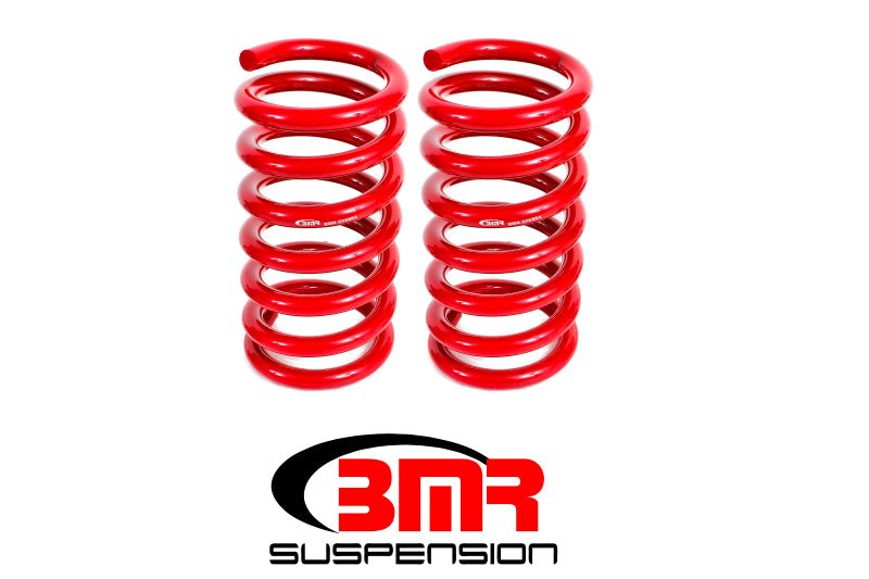 BMR 15-17 S550 Mustang Rear Drag Version Lowering Springs - Red - Crew Original