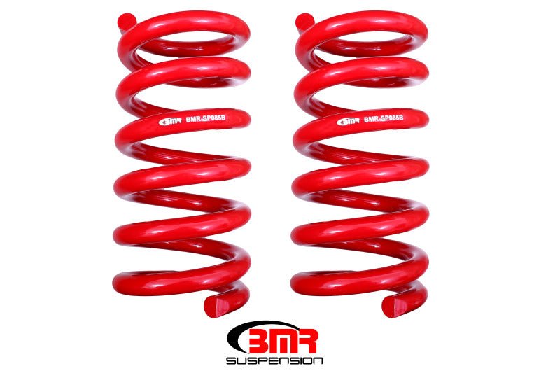 BMR 15-17 S550 Mustang Rear Handling Version Lowering Springs - Red - Crew Original