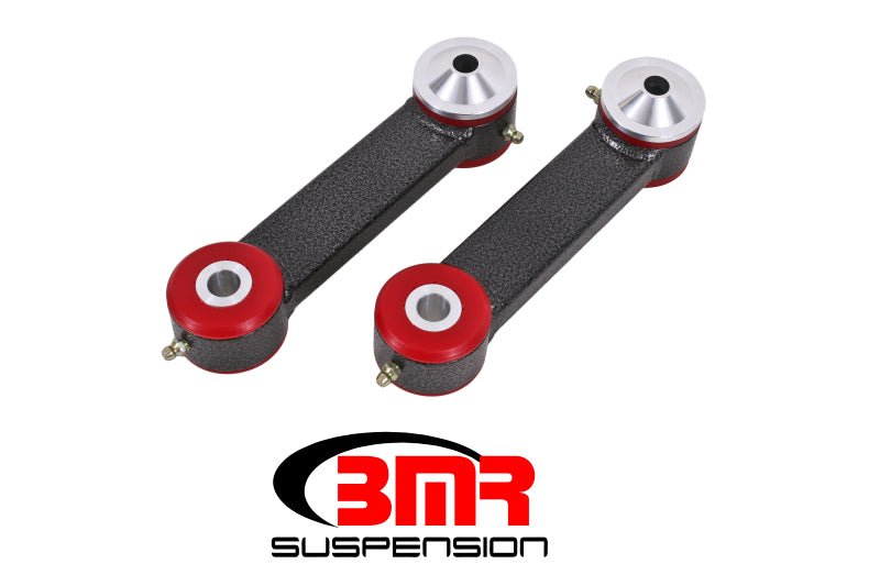 BMR 15-17 S550 Mustang Rear Lower Control Arms Vertical Link (Polyurethane) - Black Hammertone - Crew Original