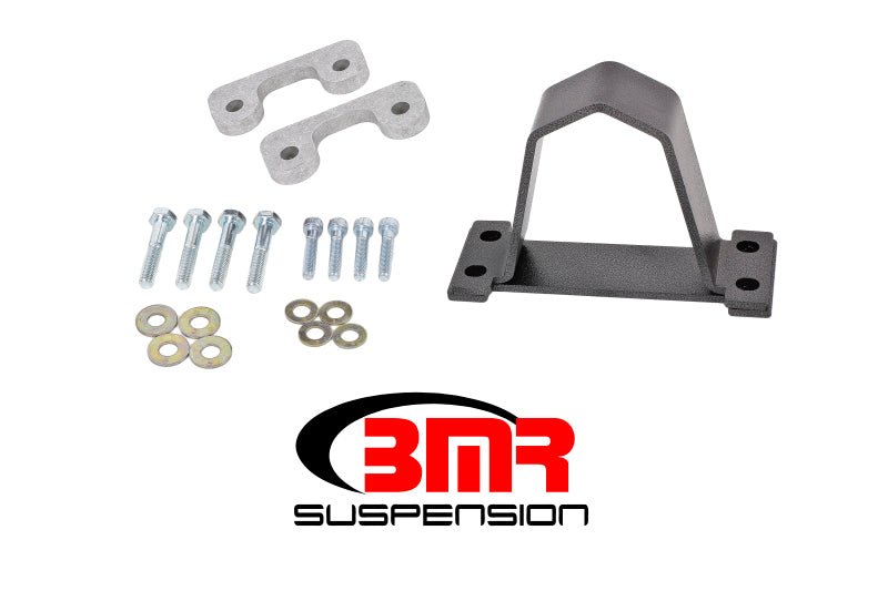 BMR 16-17 6th Gen Camaro Front Driveshaft Safety Loop - Black Hammertone - Crew Original