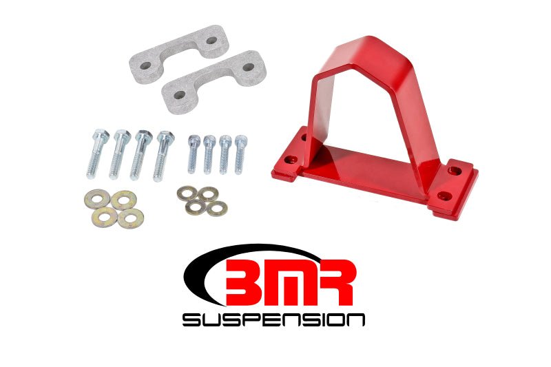 BMR 16-17 6th Gen Camaro Front Driveshaft Safety Loop - Red - Crew Original