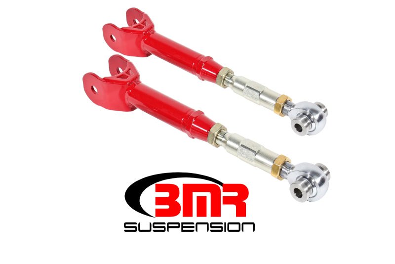 BMR 16-17 6th Gen Camaro Upper Control Arms On-Car Adj. Rod Ends (Polyurethane) - Red - Crew Original