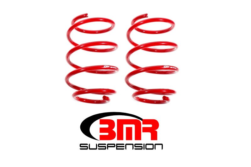 BMR 16-17 6th Gen Camaro V8 Front Performance Version Lowering Springs - Red - Crew Original