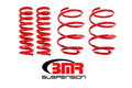 BMR 16-17 6th Gen Camaro V8 Performance Version Lowering Springs (Set Of 4) - Red - Crew Original
