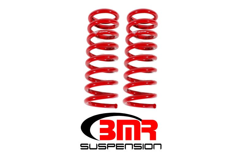 BMR 64-72 A-Body Front Lowering Springs - Red - Crew Original