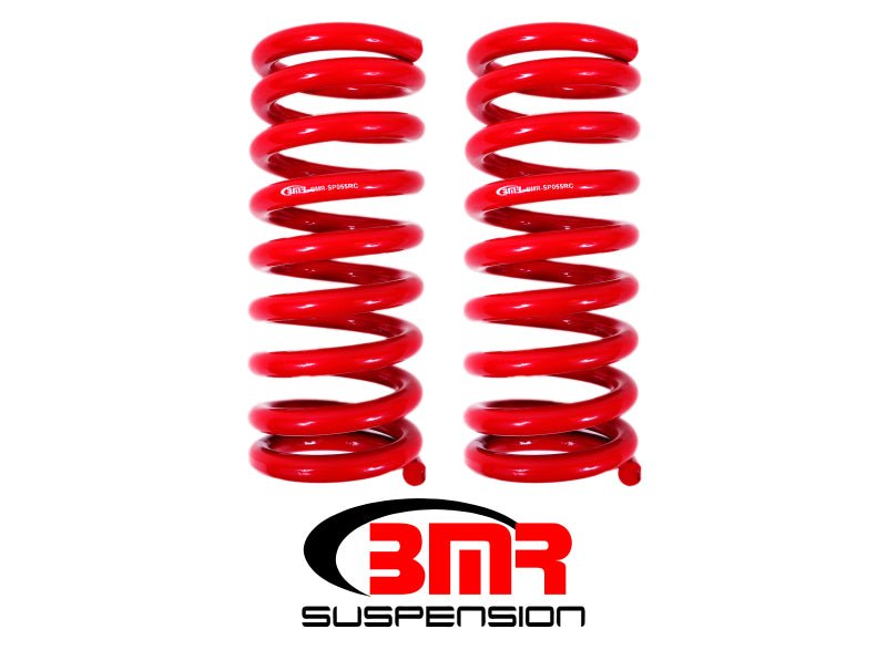 BMR 67-69 1st Gen F-Body Small Block Front Lowering Springs - Red - Crew Original