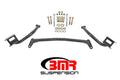 BMR 79-04 Fox Mustang Tubular Style Upper Torque Box Reinforcement Plates - Black Hammertone - Crew Original