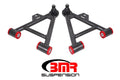 BMR 79-93 Mustang Lower Non-Adj. A-Arms (Coilover Only) w/ STD. Ball Joint (Poly) - Black Hammertone - Crew Original