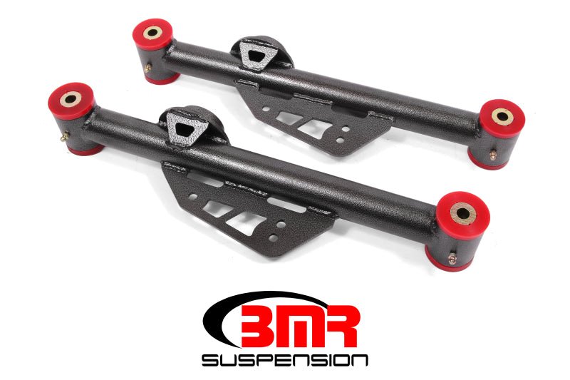 BMR 79-98 Fox Mustang Non-Adj. Lower Control Arms (Polyurethane) - Black Hammertone - Crew Original