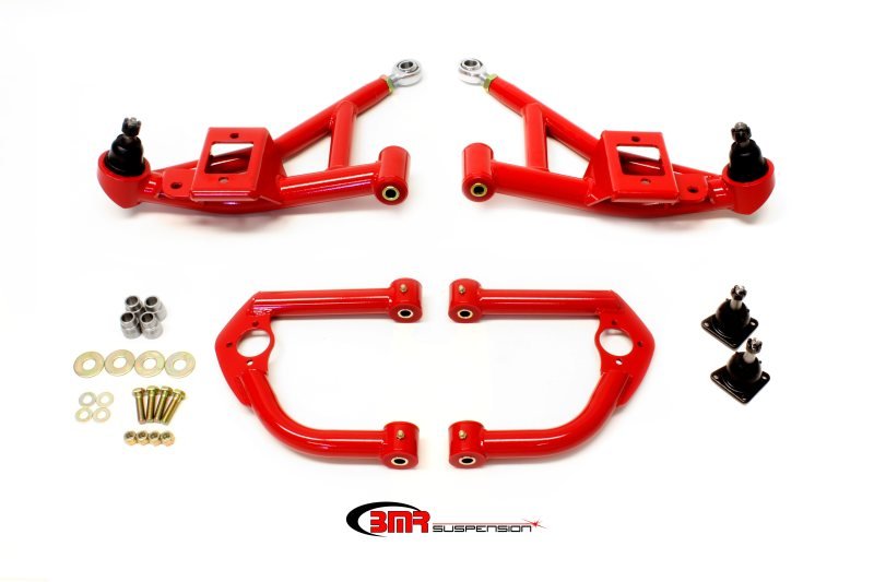 BMR 93-02 F-Body Upper And Lower A-Arm Kit - Red - Crew Original