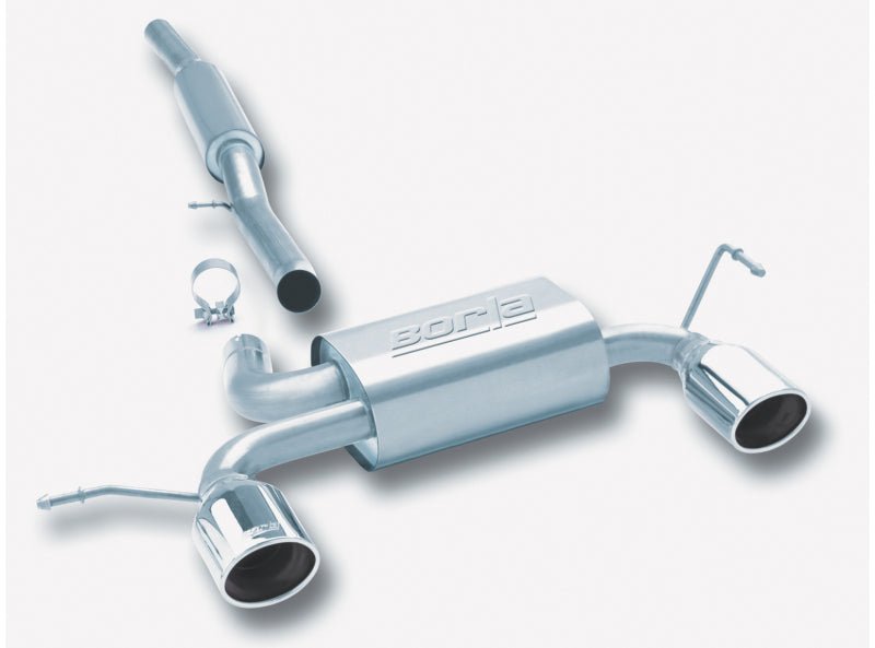 Borla 01-06 Audi TT Quattro 1.8T 225HP MT AWD 2dr Single Split Rear Exit SS Catback Exhaust - Crew Original