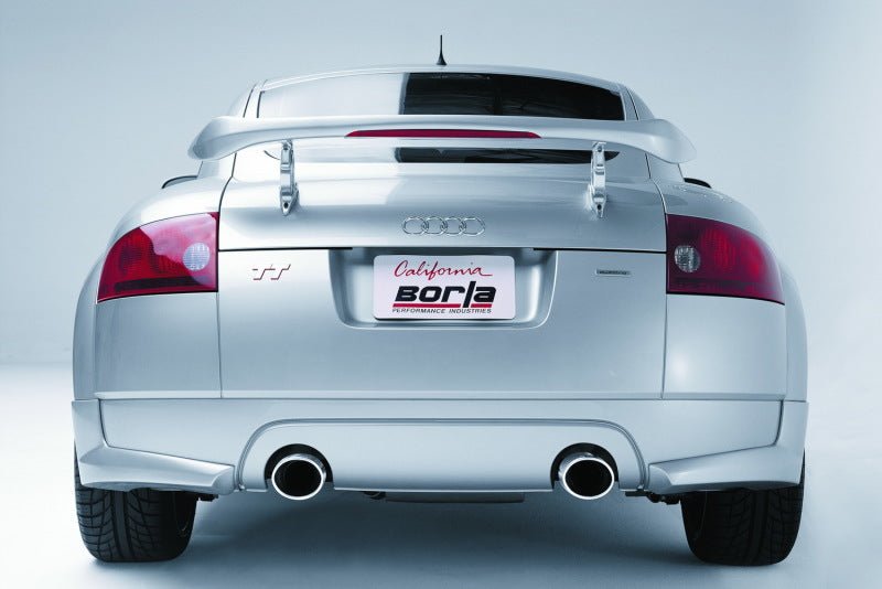 Borla 01-06 Audi TT Quattro 1.8T 225HP MT AWD 2dr Single Split Rear Exit SS Catback Exhaust - Crew Original