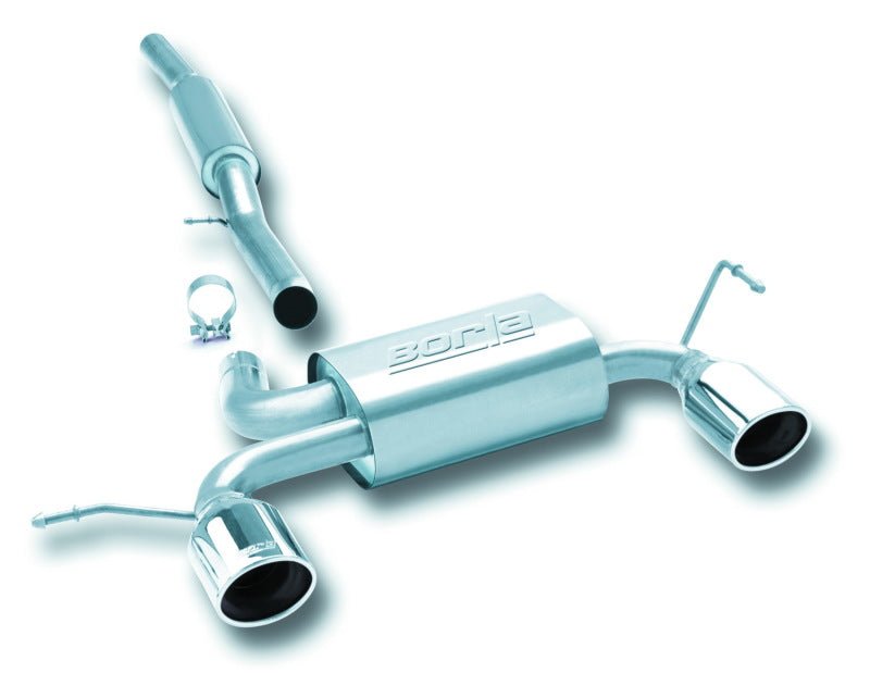 Borla 01-06 Audi TT Quattro 1.8T 225HP MT AWD 2dr Single Split Rear Exit SS Catback Exhaust - Crew Original